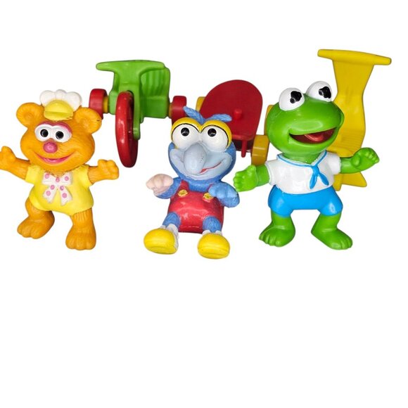 VTG 80s McDonald's Muppet Babies Set of 5 Vehicles and Figures Toys 1986 88 - Picture 9 of 12